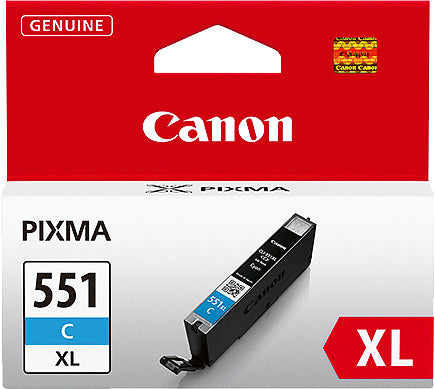CANON Cartouche d'encre XL cyan CLI-551XLC PIXMA MG5450 11ml
