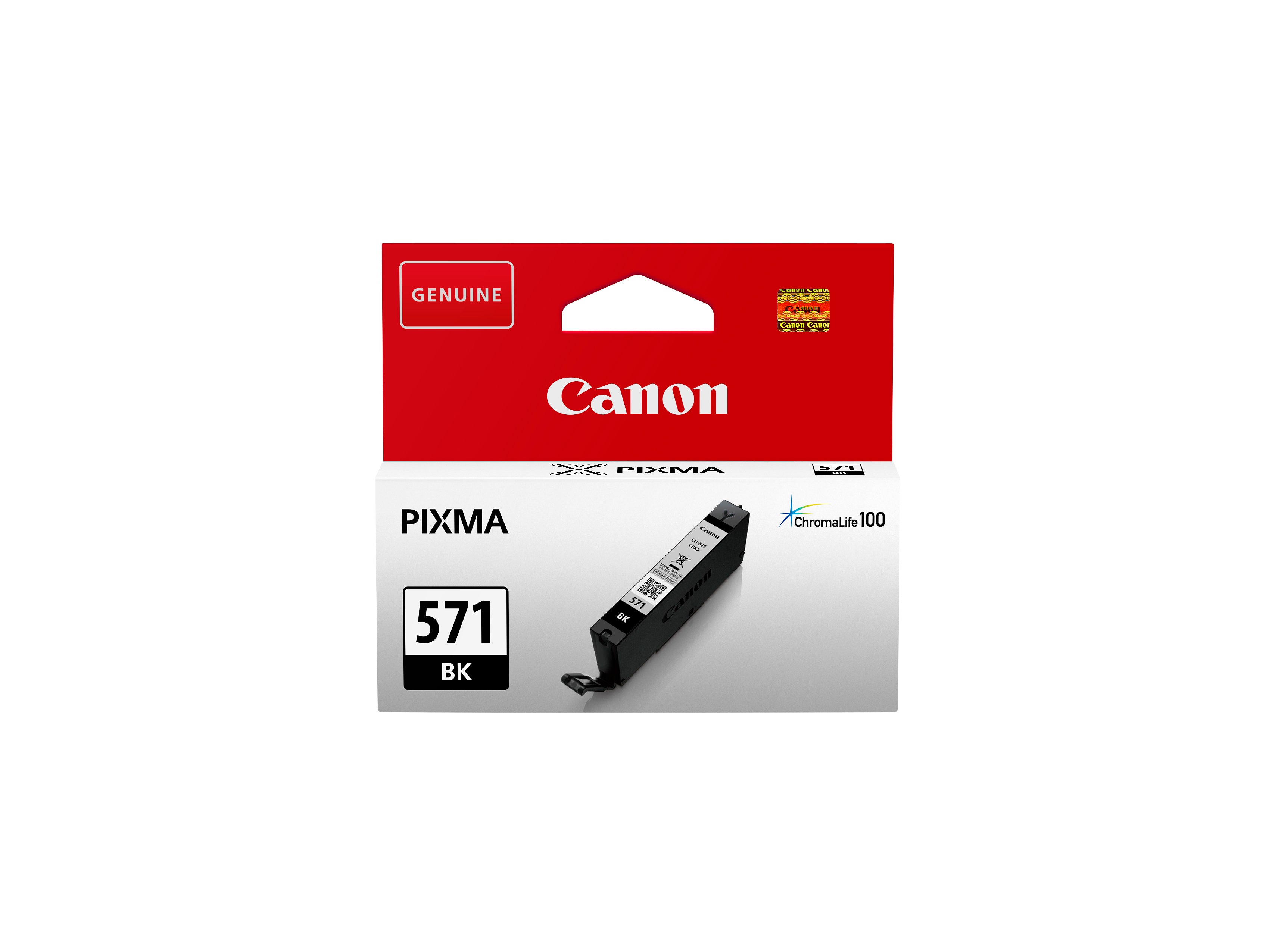 CANON Cartouche d'encre noir CLI-571BK PIXMA MG5750 7ml