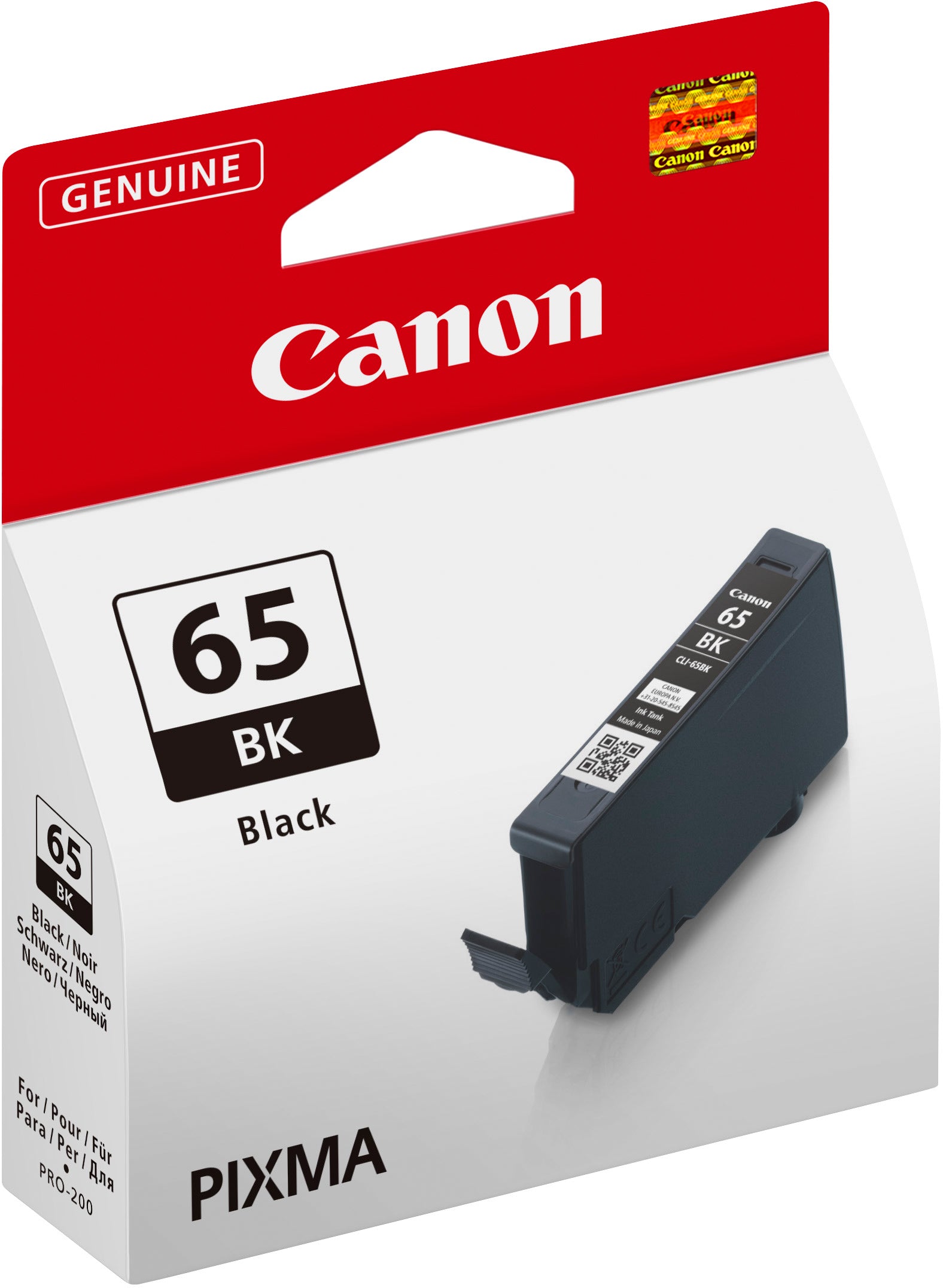 CANON Cartouche d'encre noir CLI-65BK PIXMA Pro-200 12.6ml