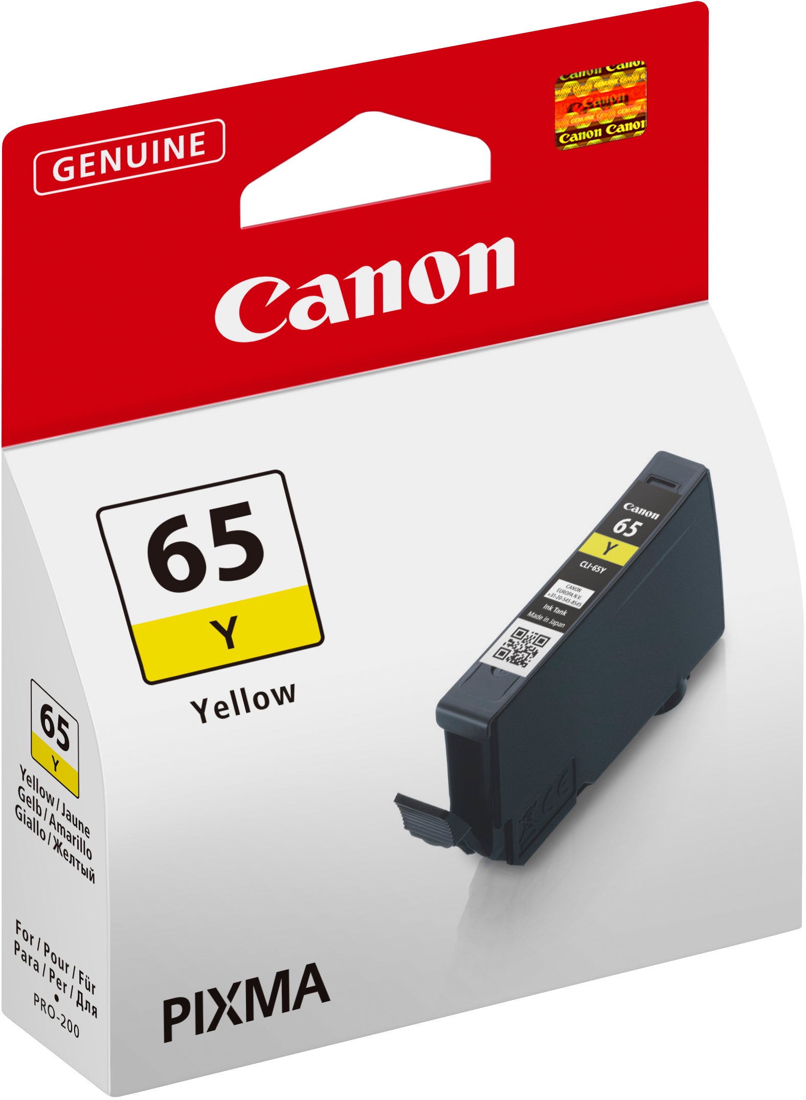 CANON Cartouche d'encre yellow CLI-65Y PIXMA Pro-200 12.6ml