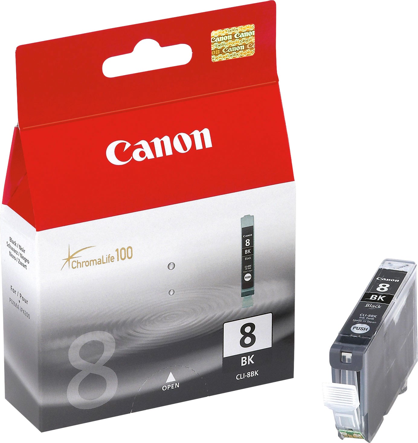 CANON Cartouche d'encre noir CLI-8BK PIXMA iP 5200 13ml