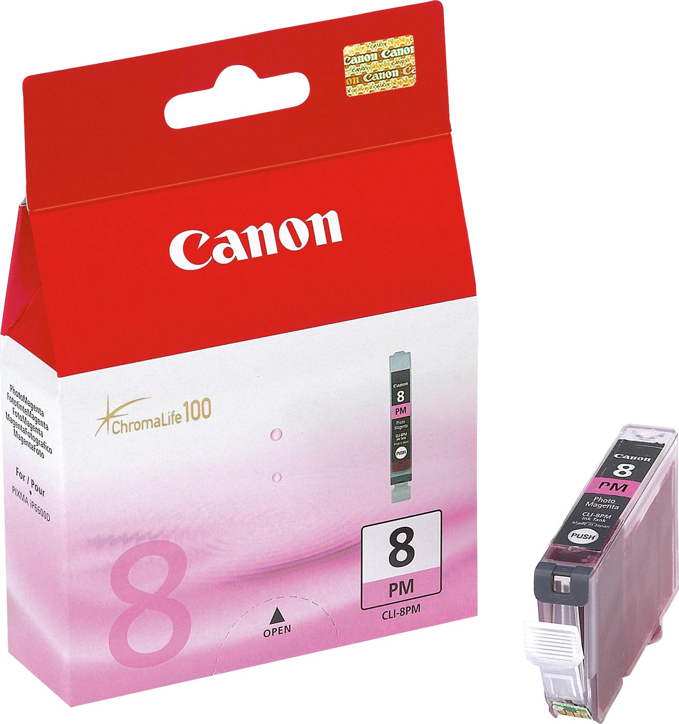 CANON Cart. d'encre photo magenta CLI-8PM PIXMA iP 6600D 13ml