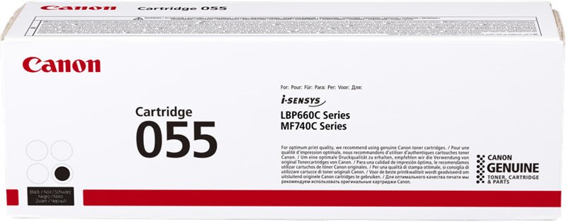 CANON Cartouche toner 055 noir CRG 055 B LBP663/MF742 2300 pages