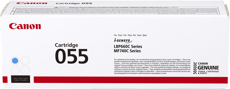 CANON Cartouche toner 055 cyan CRG 055 C LBP663/MF742 2100 pages