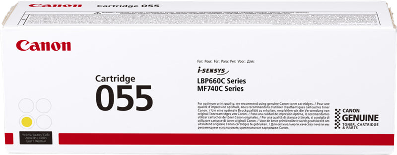 CANON Cartouche toner 055 yellow CRG 055 Y LBP663/MF742 2100 pages