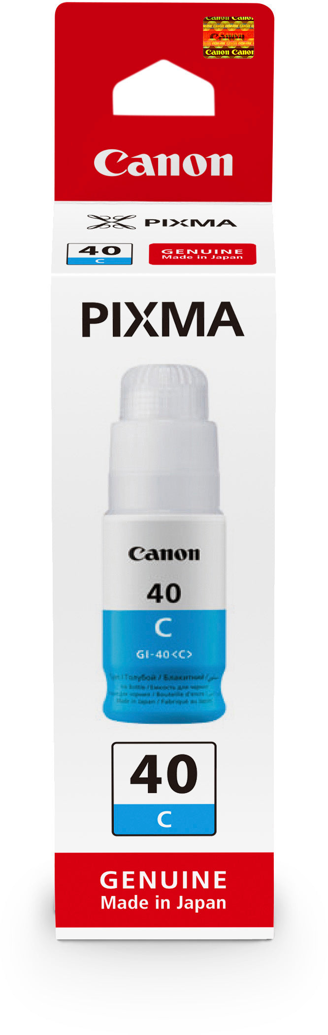CANON Bouteille d'encre cyan GI-40C PIXMA G5040/G6040 70ml