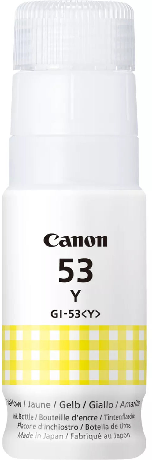 CANON Bouteille d'encre yellow GI-53 Y PIXMA G550/G650 3000 pages