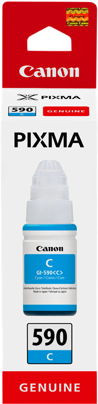 CANON Bouteille d'encre cyan GI-590C PIXMA G1500/G2500/G3500 70ml