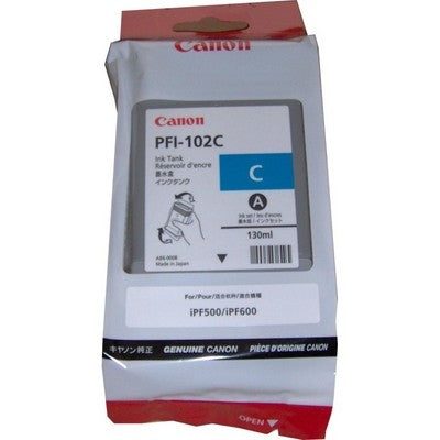 CANON Cartouche d'encre cyan PFI-102C iPF 700 130ml