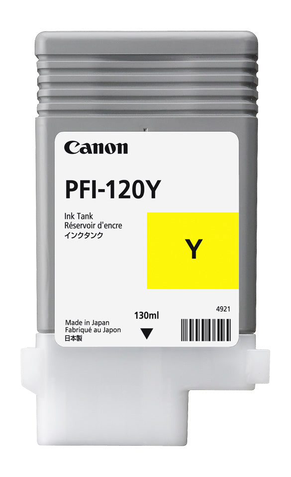 CANON Cartouche d'encre yellow PFI-120Y iPF TM 200/305 130ml