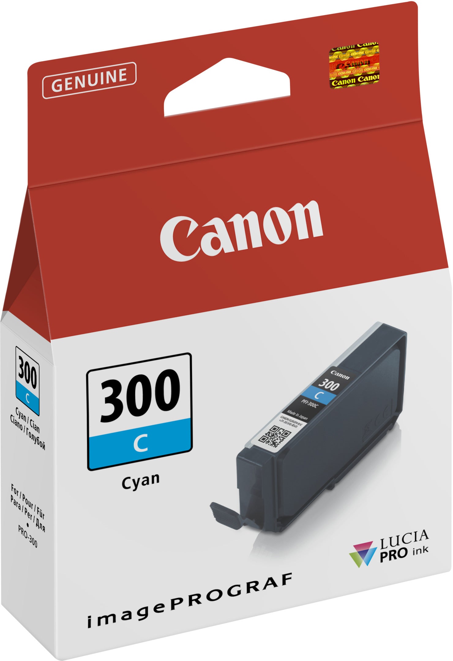 CANON Cartouche d'encre cyan PFI-300C iPF PRO-300 14.4ml
