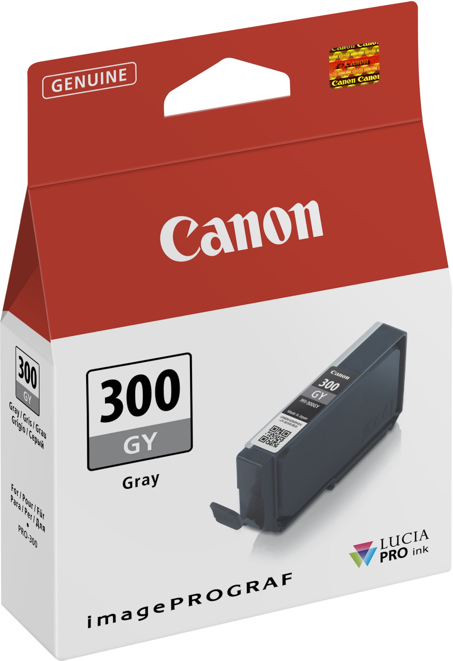 CANON Cartouche d'encre gris PFI-300GY iPF PRO-300 14.4ml