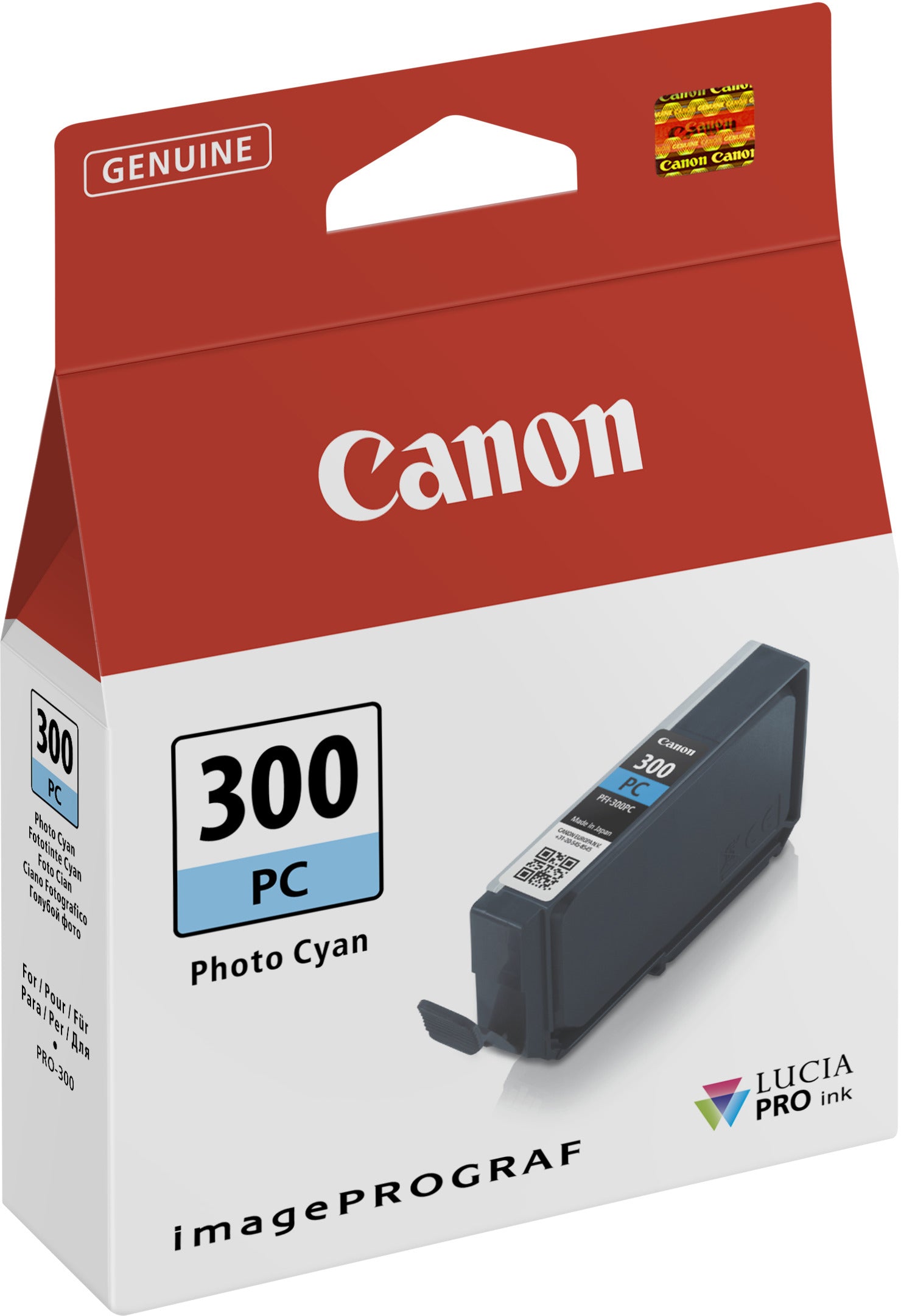 CANON Cartouche d'encre photo cyan PFI-300PC iPF PRO-300 14.4ml
