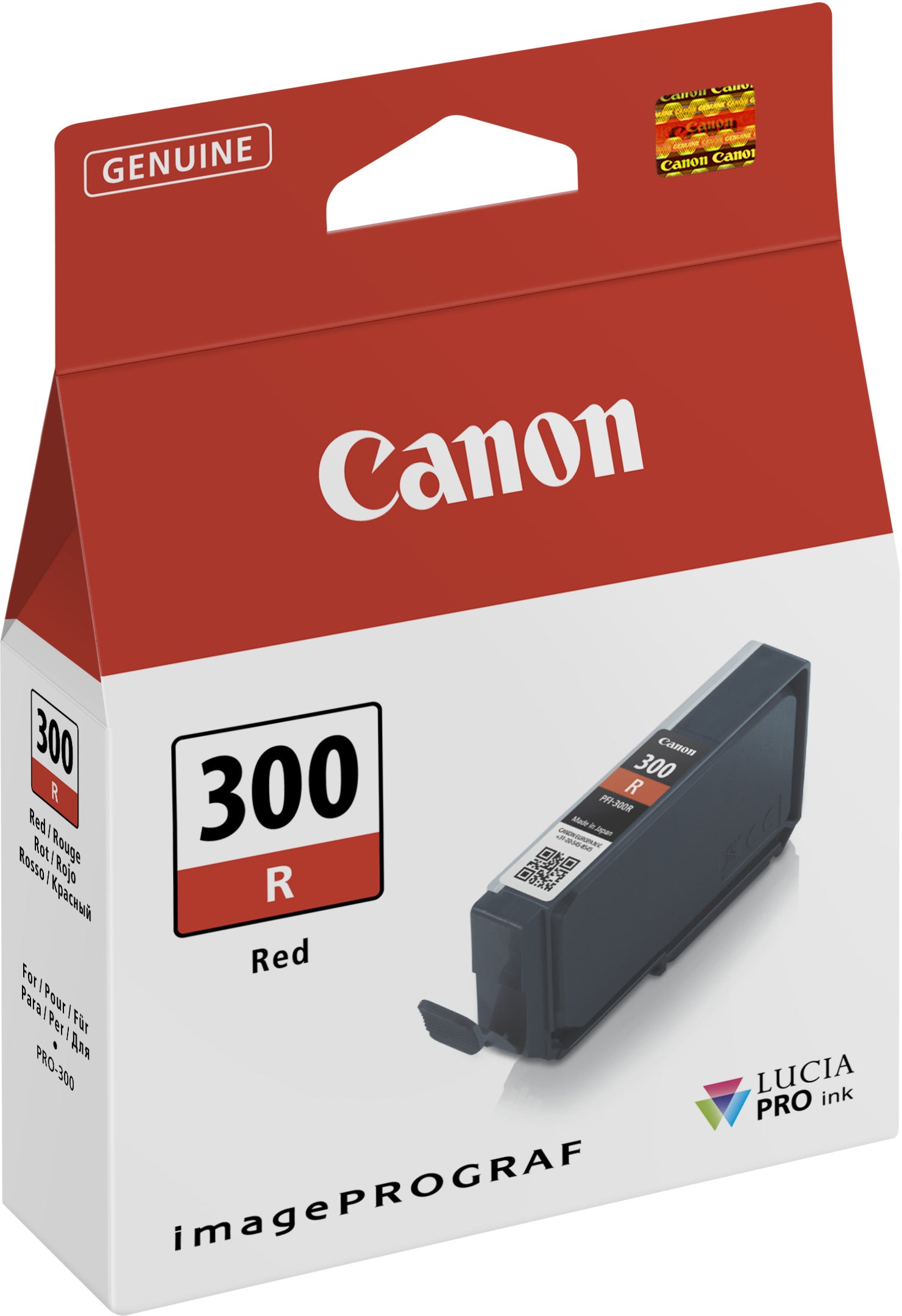 CANON Cartouche d'encre rouge PFI-300R iPF PRO-300 14.4ml