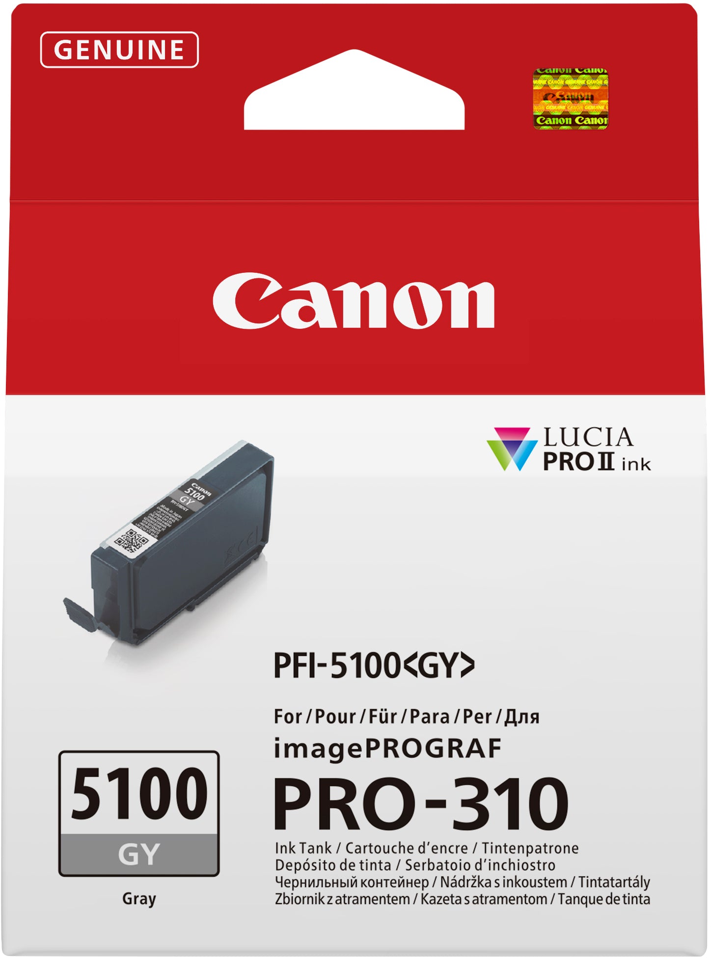 CANON Cartouche d'encre gris PFI-5100GY iPF PRO-310 14ml