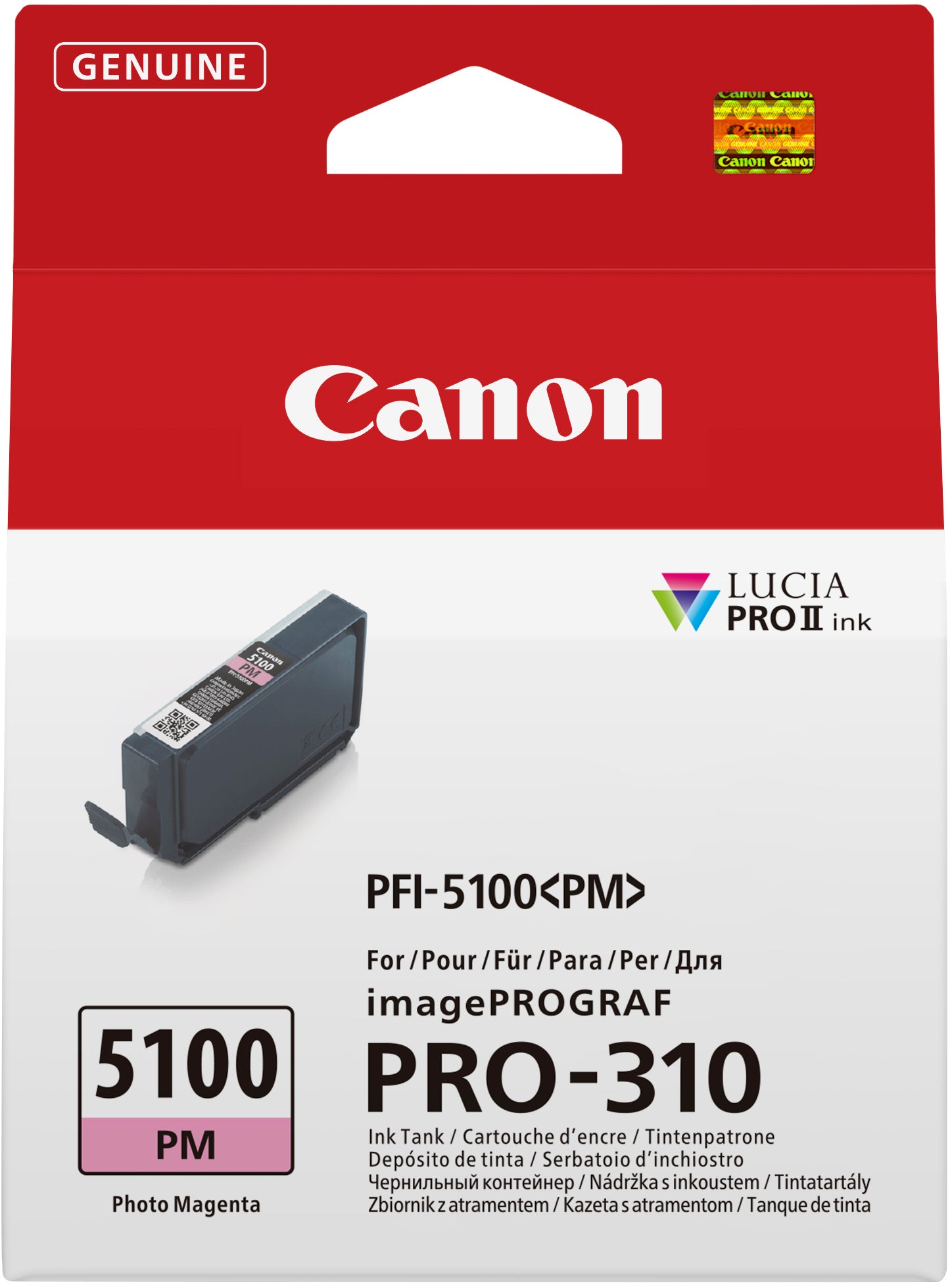 CANON Cartouche d'encre ph. magenta PFI-5100PM iPF PRO-310 14ml