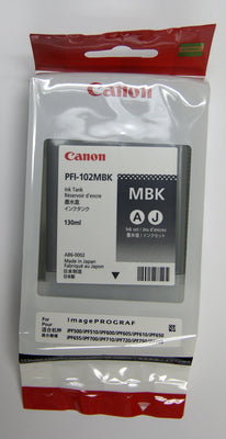 CANON Cartouche d'encre mat noir PFI102MBK iPF 700 130ml