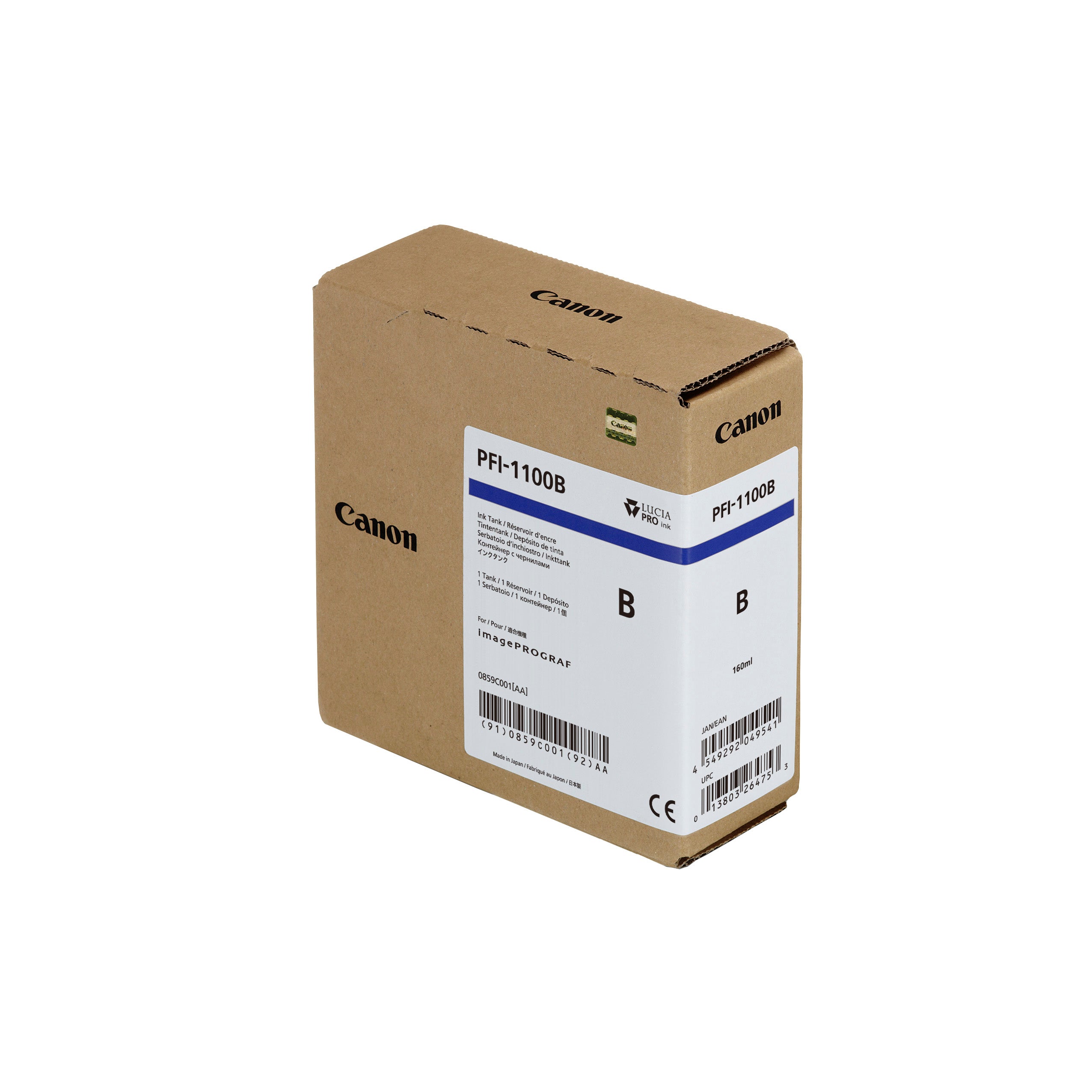 CANON Cartouche d'encre blue PFI1100B iPF PRO-2000/PRO-4000 160ml
