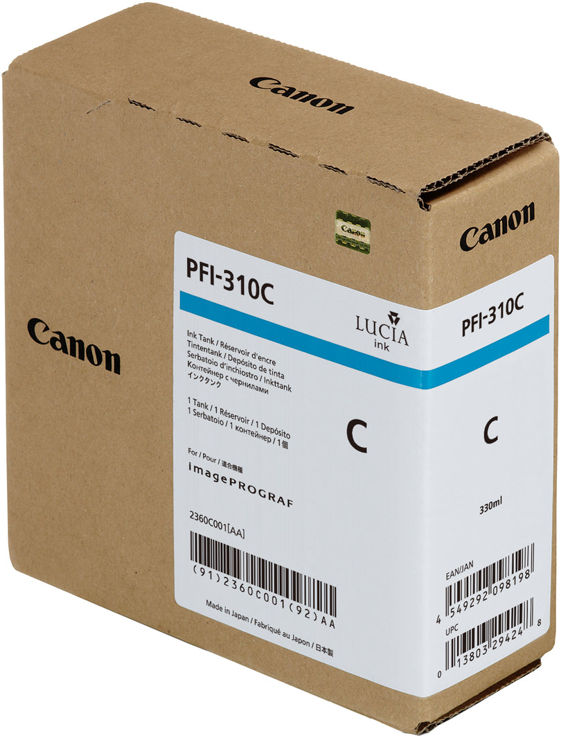 CANON Cartouche d'encre cyan PFI1300C iPF PRO-2000/PRO-6000S 330ml