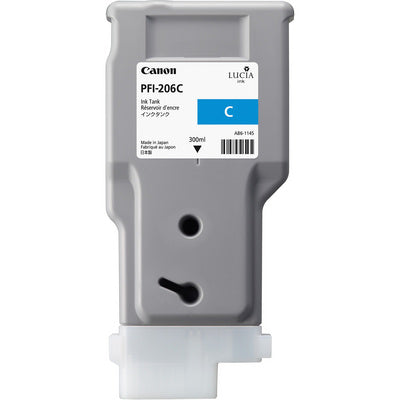 CANON Cartouche d'encre cyan PFI206C iPF 6400/6450 300ml