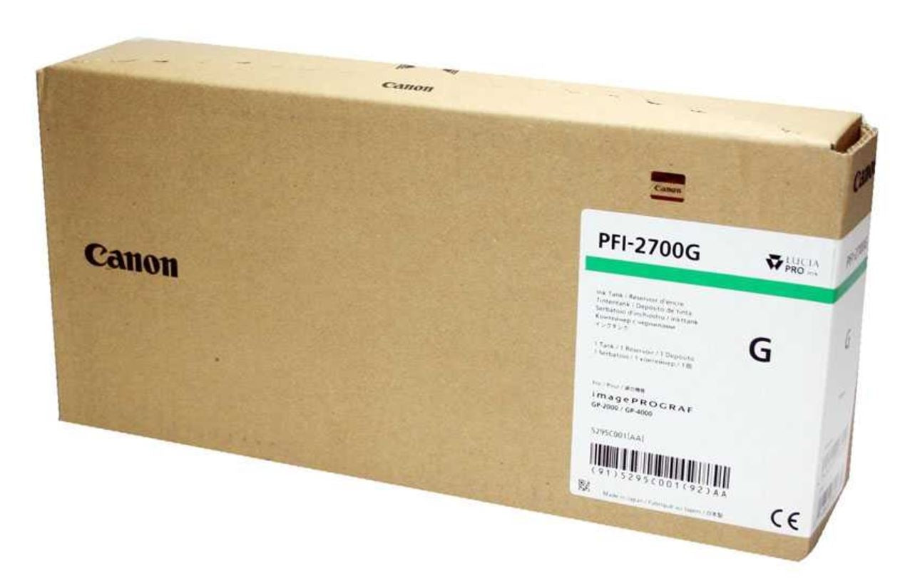 CANON Tintenpatrone vert PFI2700G iPF GP-2000/4000 700ml
