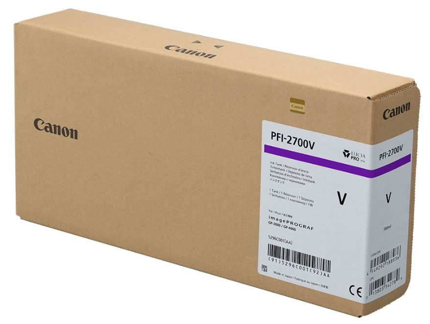 CANON Tintenpatrone violet PFI2700V iPF GP-2000/4000 700ml