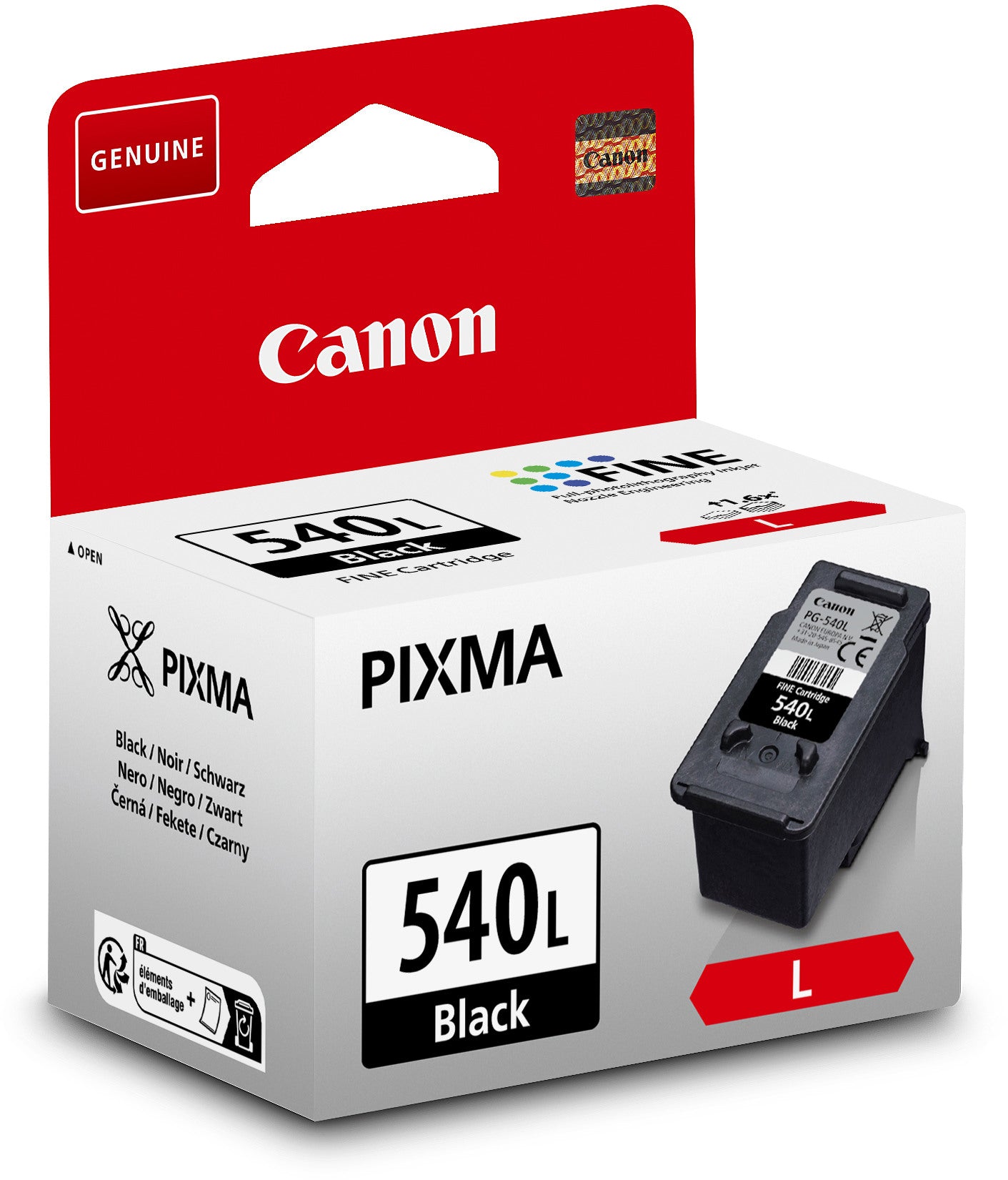 CANON Cartouche d'encre L noir PG-540L PIXMA MG2150 11ml