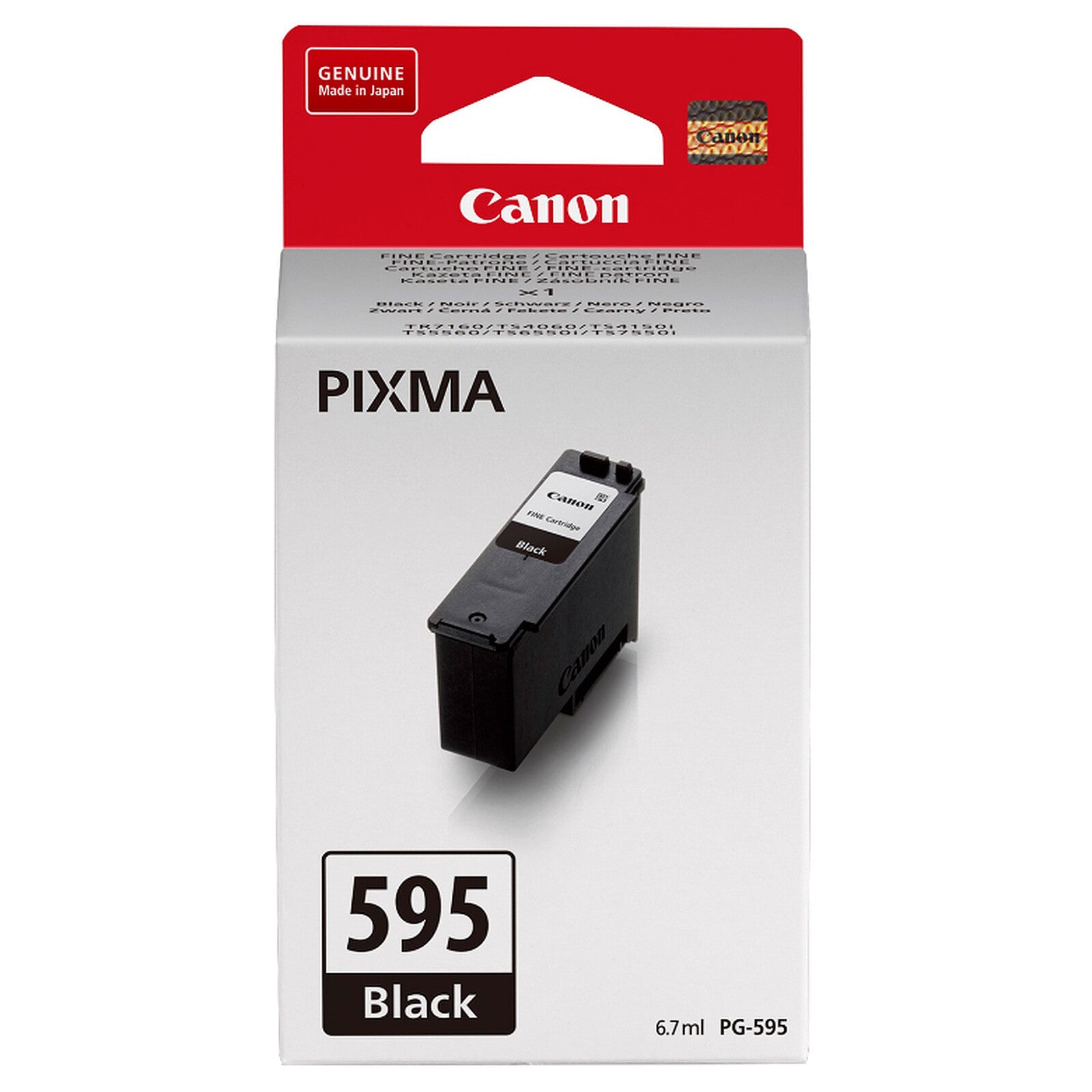 CANON Cartouche d'encre noir PG-595 PIXMA TS 4150i/6550i 6.7ml