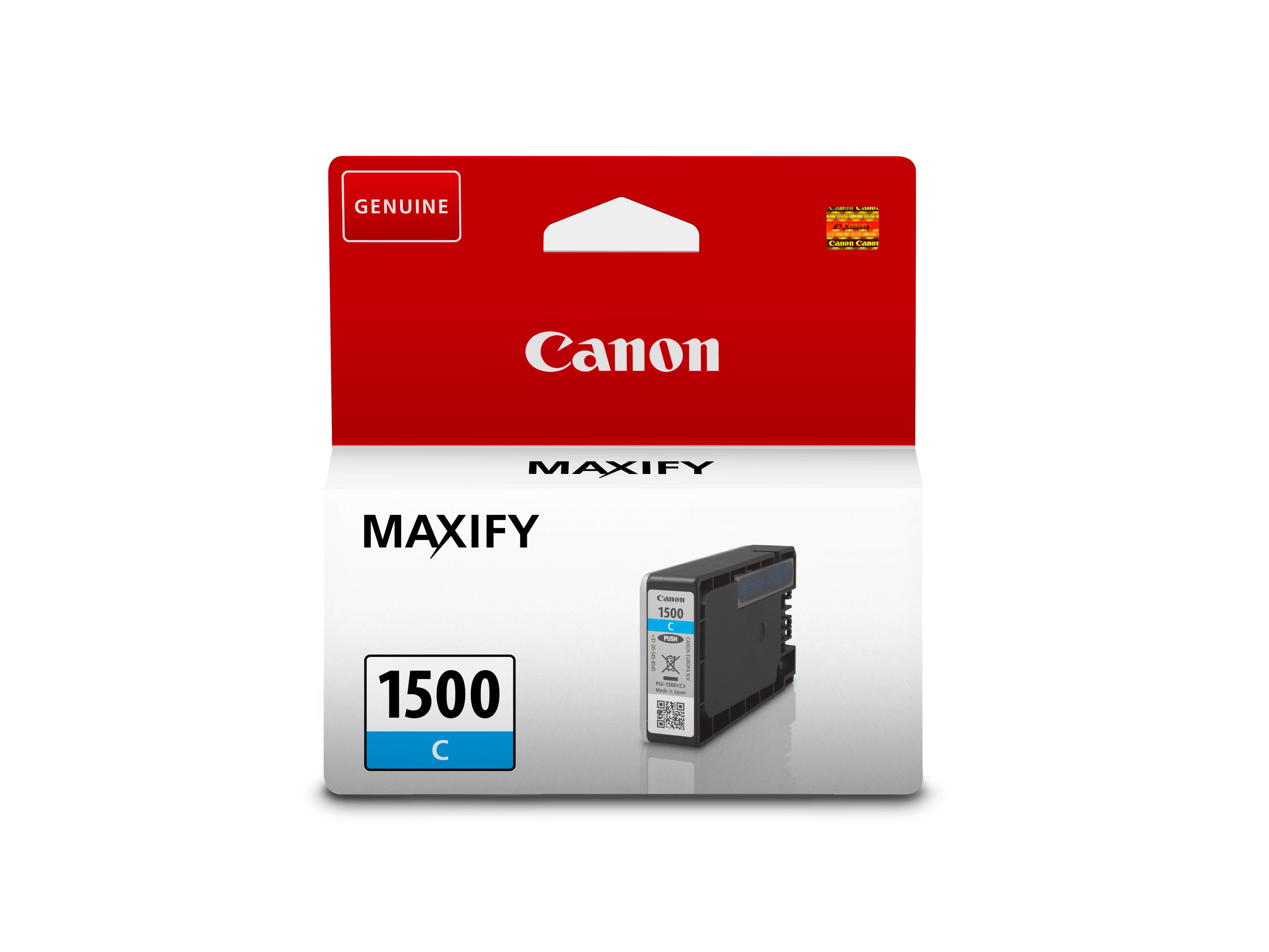 CANON Cartouche d'encre cyan PGI-1500C MAXIFY MB2050/MB2350 300 p.