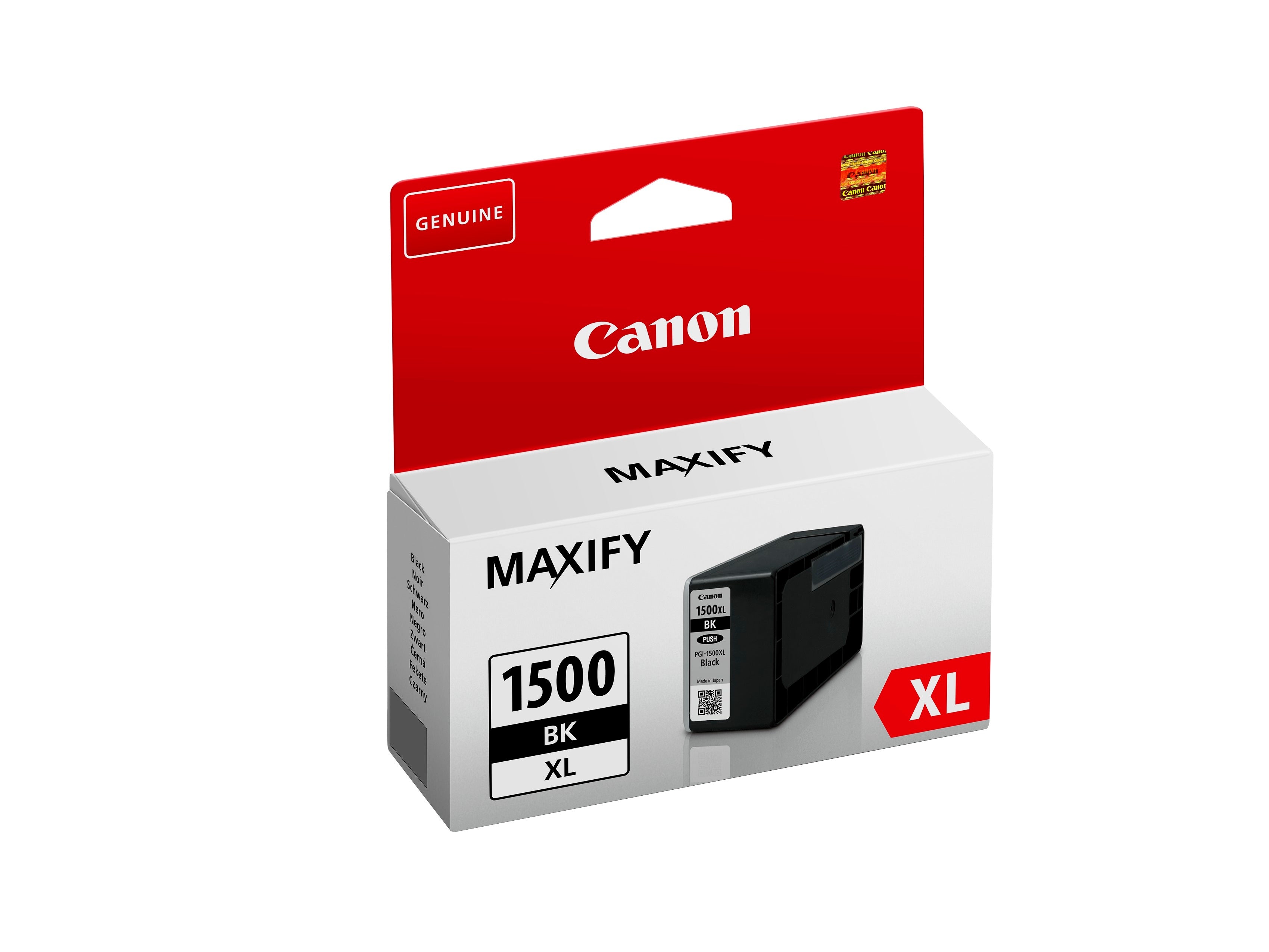 CANON Cartouche d'encre XL noir PGI-1500XLBK MAXIFY MB2050/MB2350 34,7ml