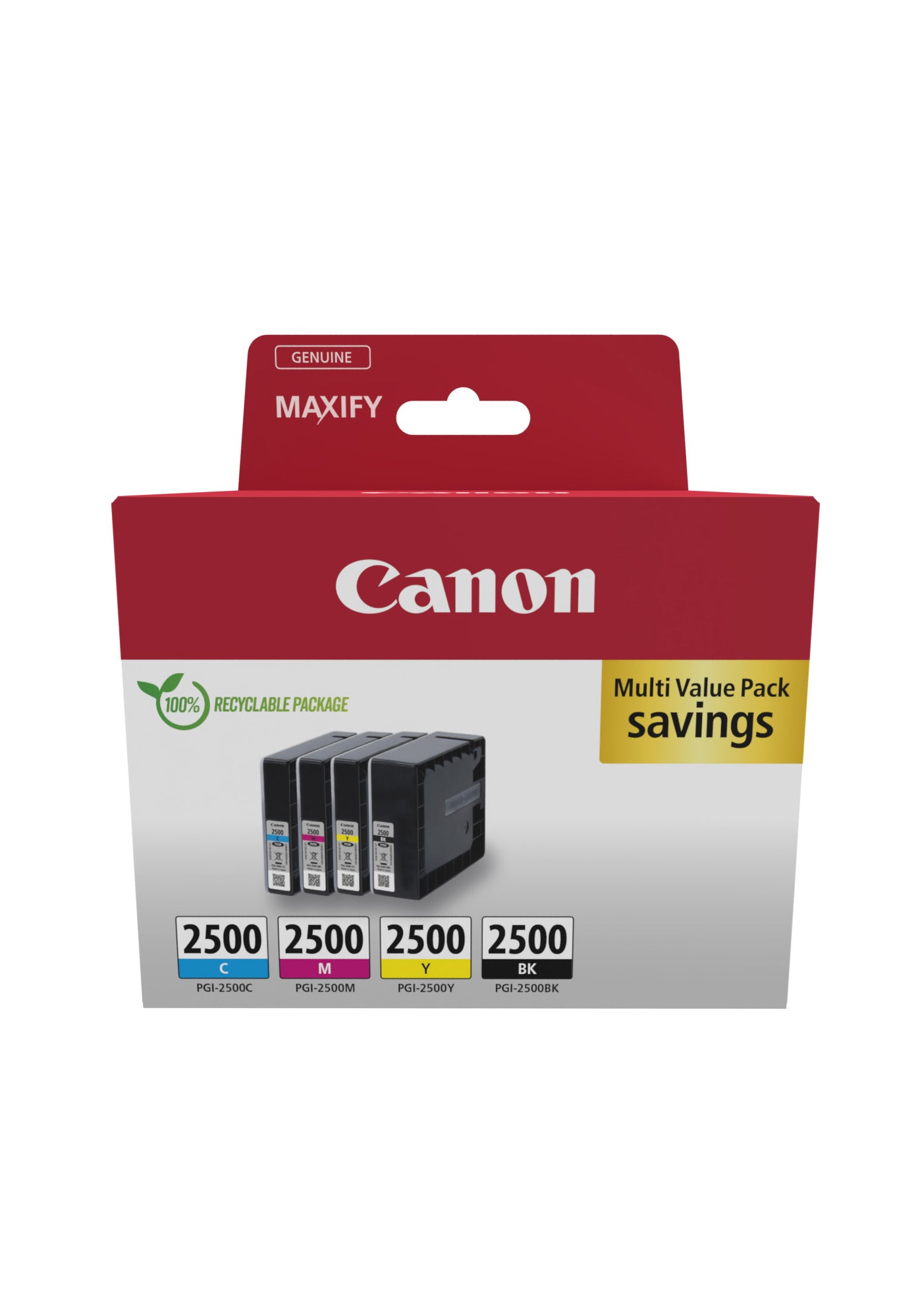 CANON Multipack encre BKCMY PGI-2500 MAXIFY MB5050/5350 57.9ml
