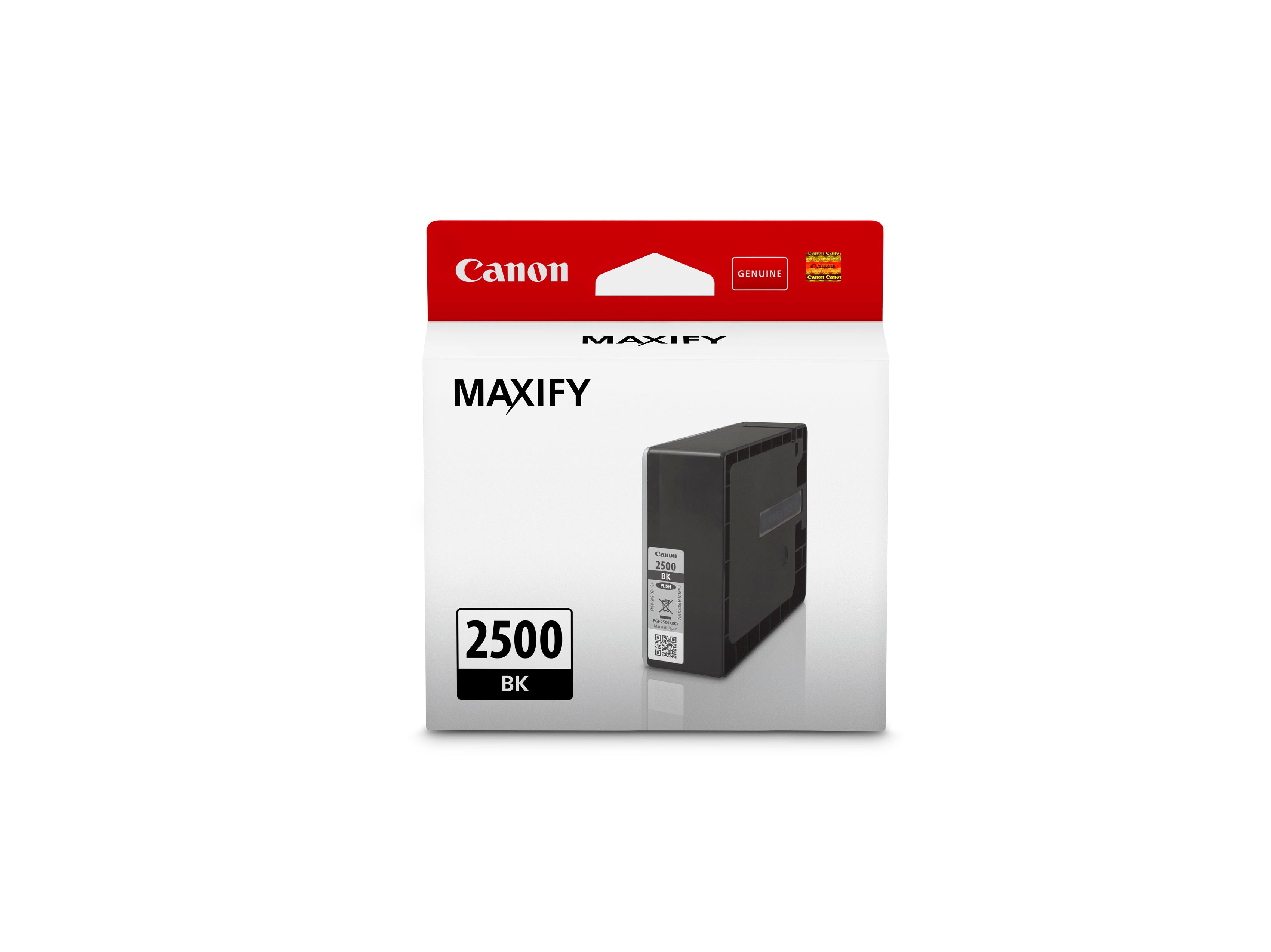 CANON Cartouche d'encre noir PGI-2500BK MAXIFY MB5050/MB5350 1000 p.