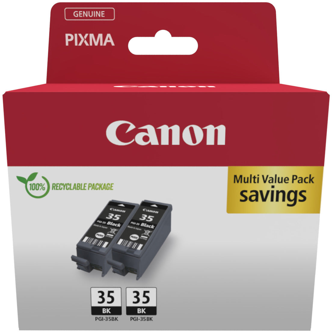 CANON Twin Pack encre noir PGI-35 TWIN PXIMA iP 100 2x9.3ml