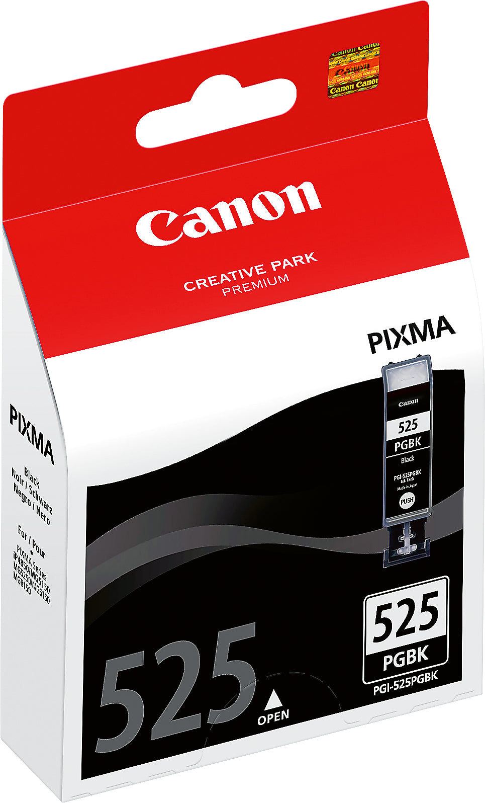 CANON Cartouche d'encre noir PGI-525PGBK PIXMA iP 4850 19ml