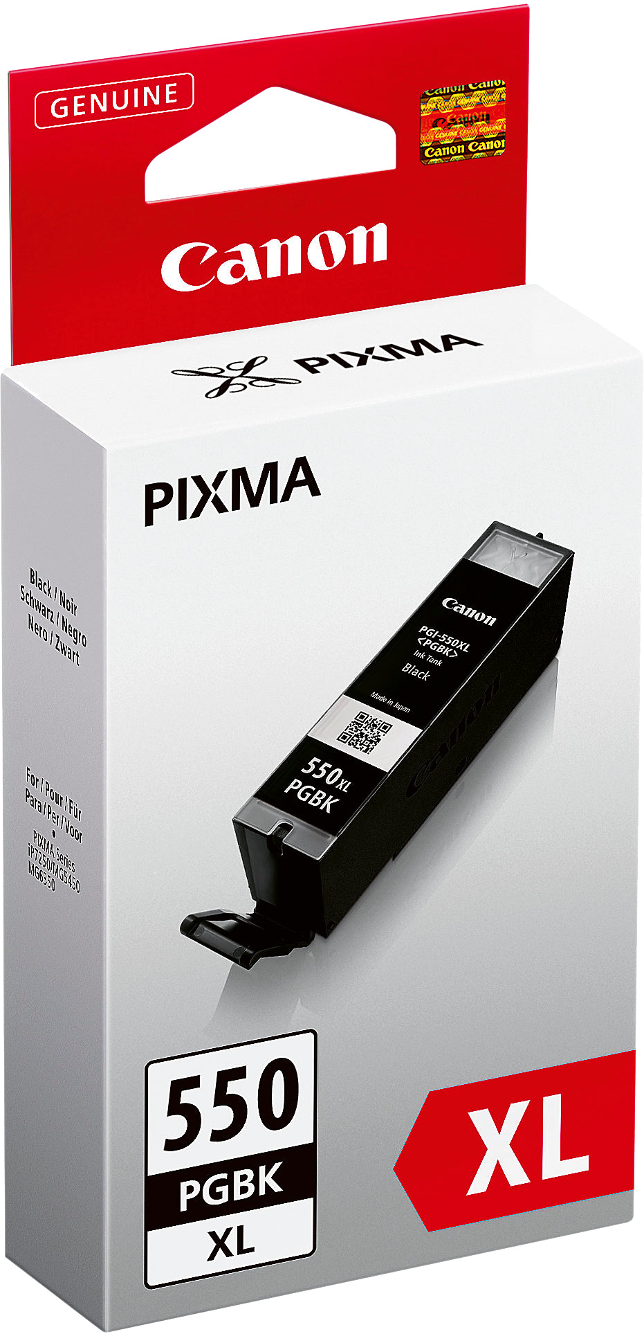 CANON Cartouche d'encre XL pigm.noir PGI-550XLPGB PIXMA MG5450 22ml