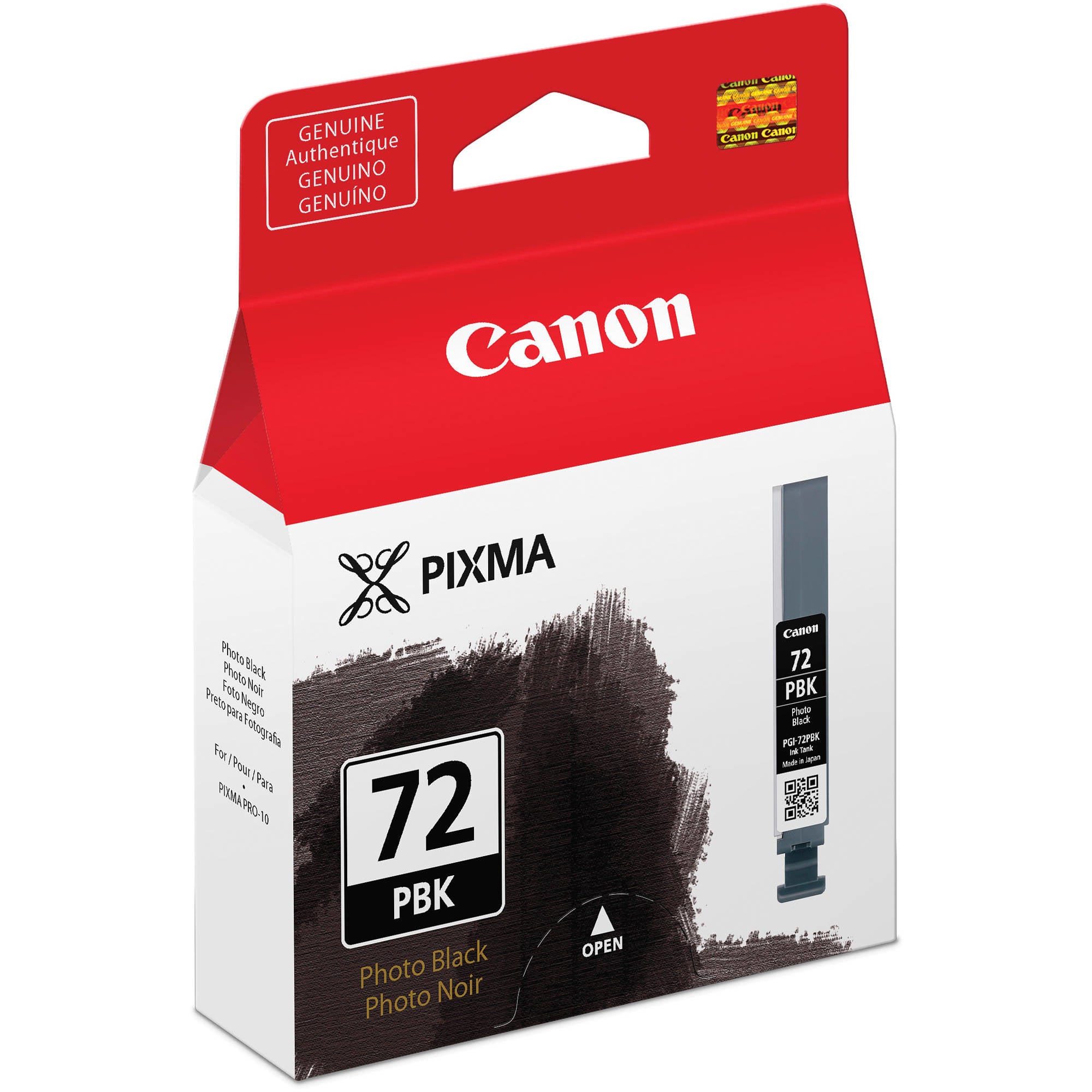 CANON Cartouche d'encre photo noir PGI-72PBK PIXMA Pro-10 14ml