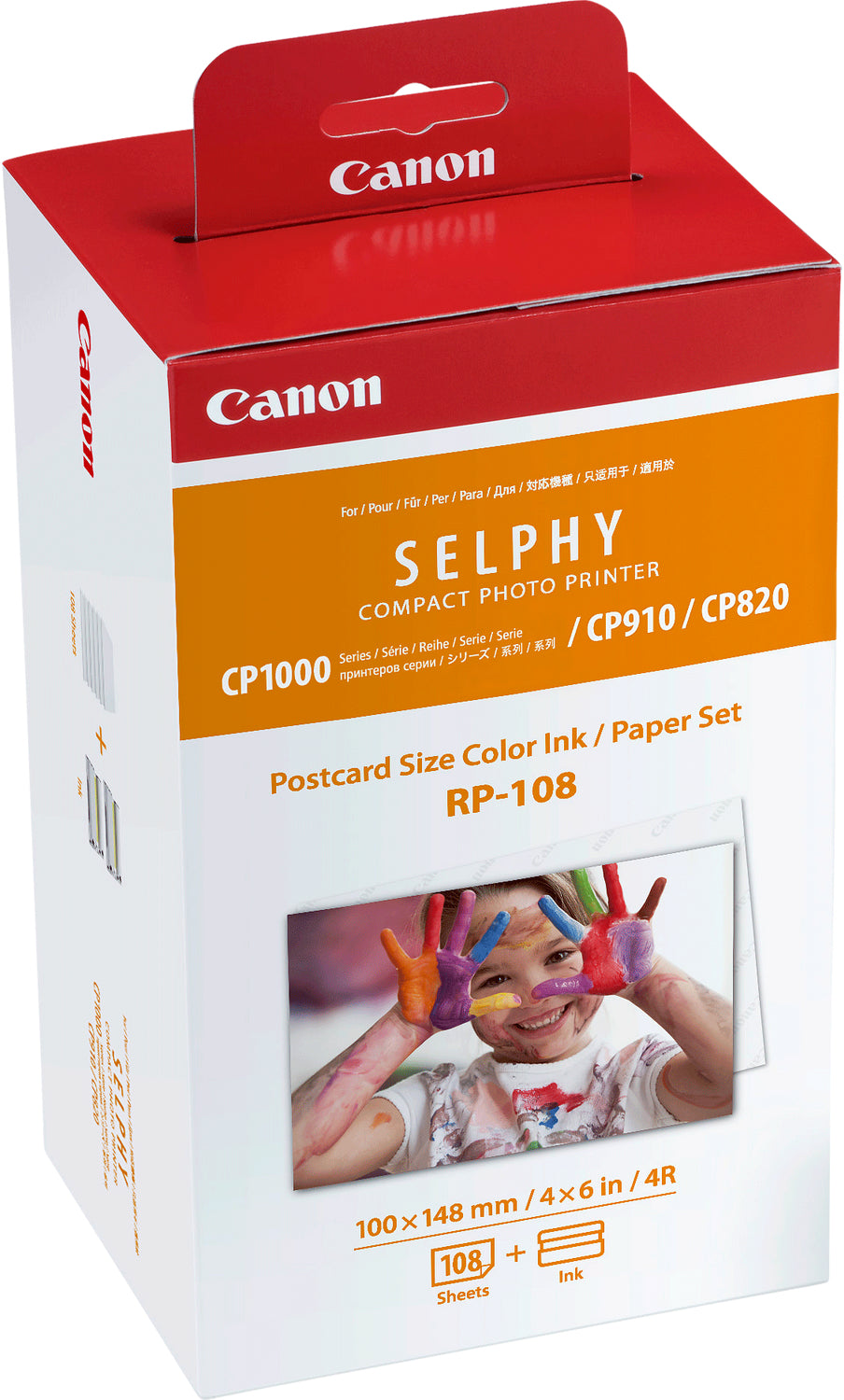 CANON Encre Couleur/papier 10x14.8cm RP-108 CP 820/910/1000 108 feuilles