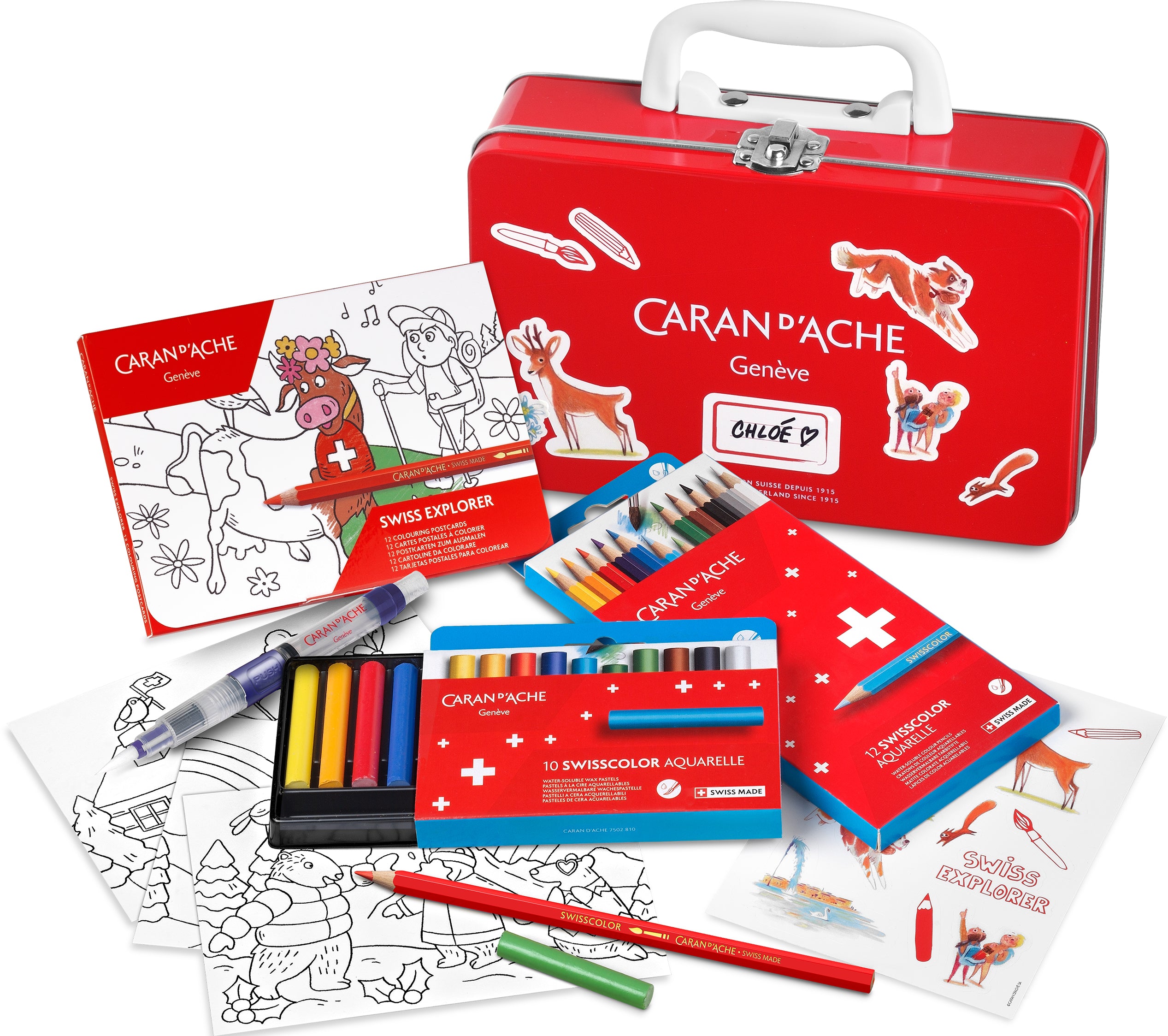 CARAN D'A Swisscolor Travel Kit