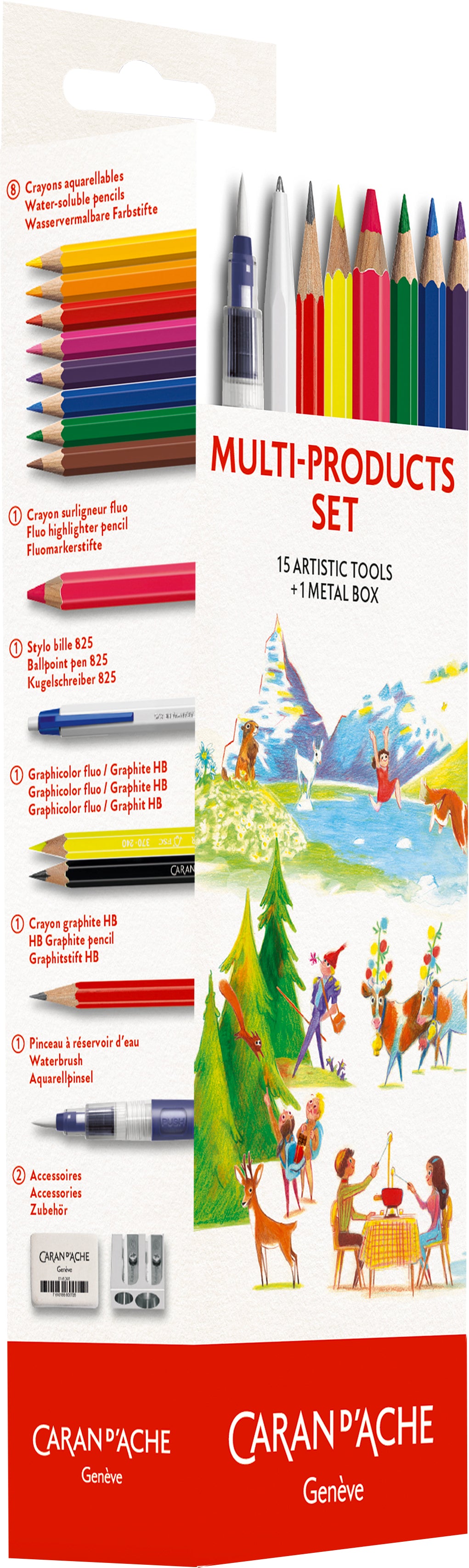 CARAN D'A Multi Product Set