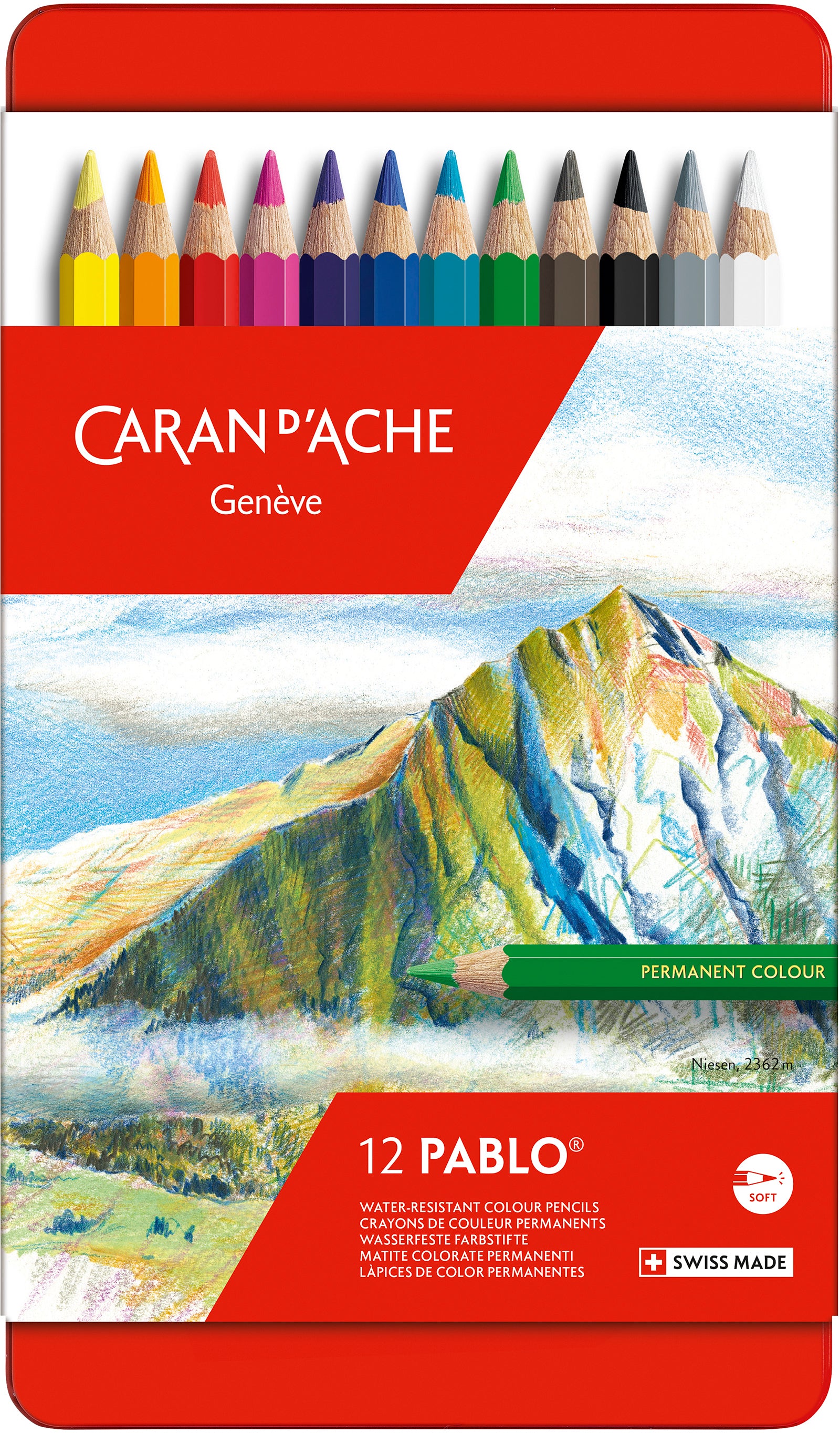 CARAN D'A Crayon de couleur Pablo