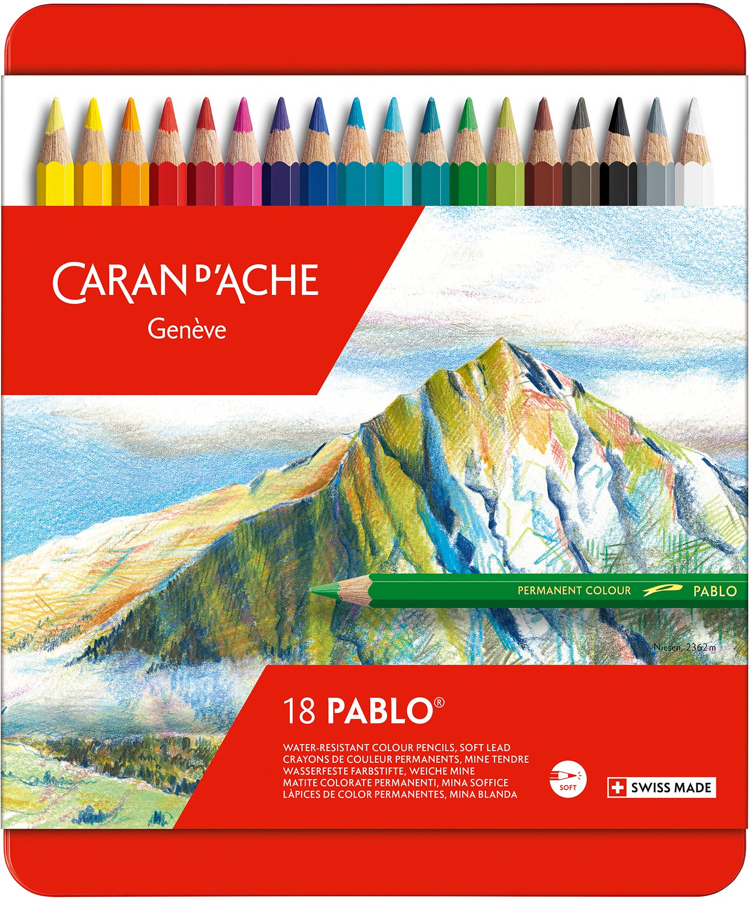 CARAN D'A Crayon de couleur Pablo