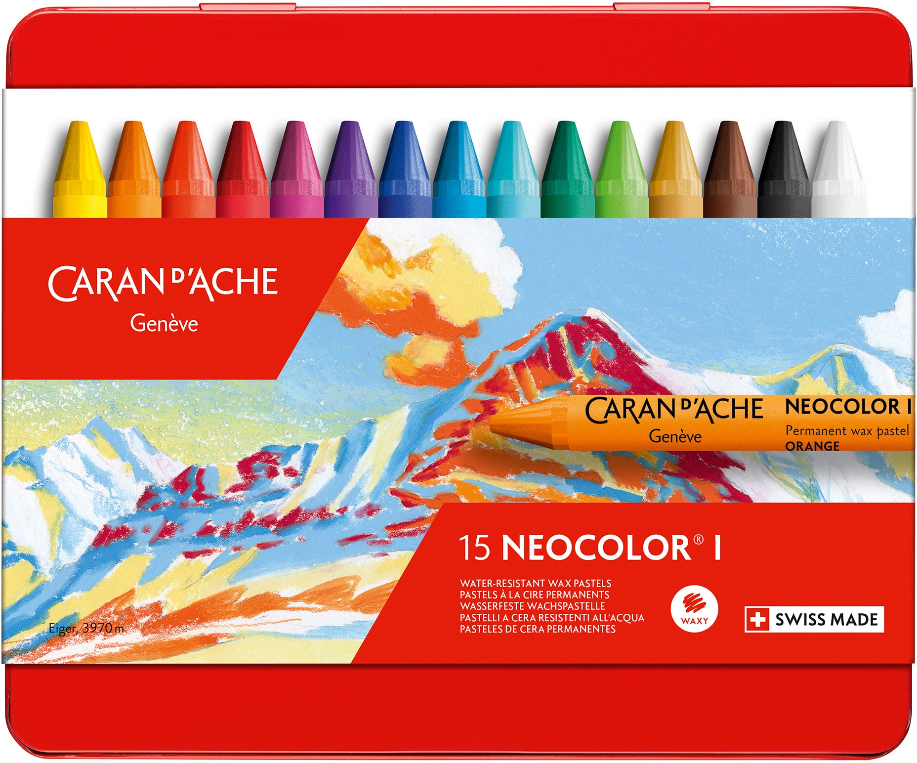 CARAN D'A Crayons de cire Neocolor 1