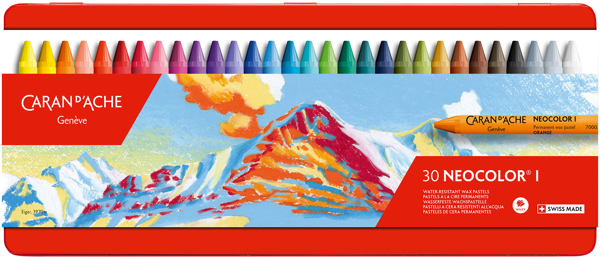 CARAN D'A Crayons de cire Neocolor 1