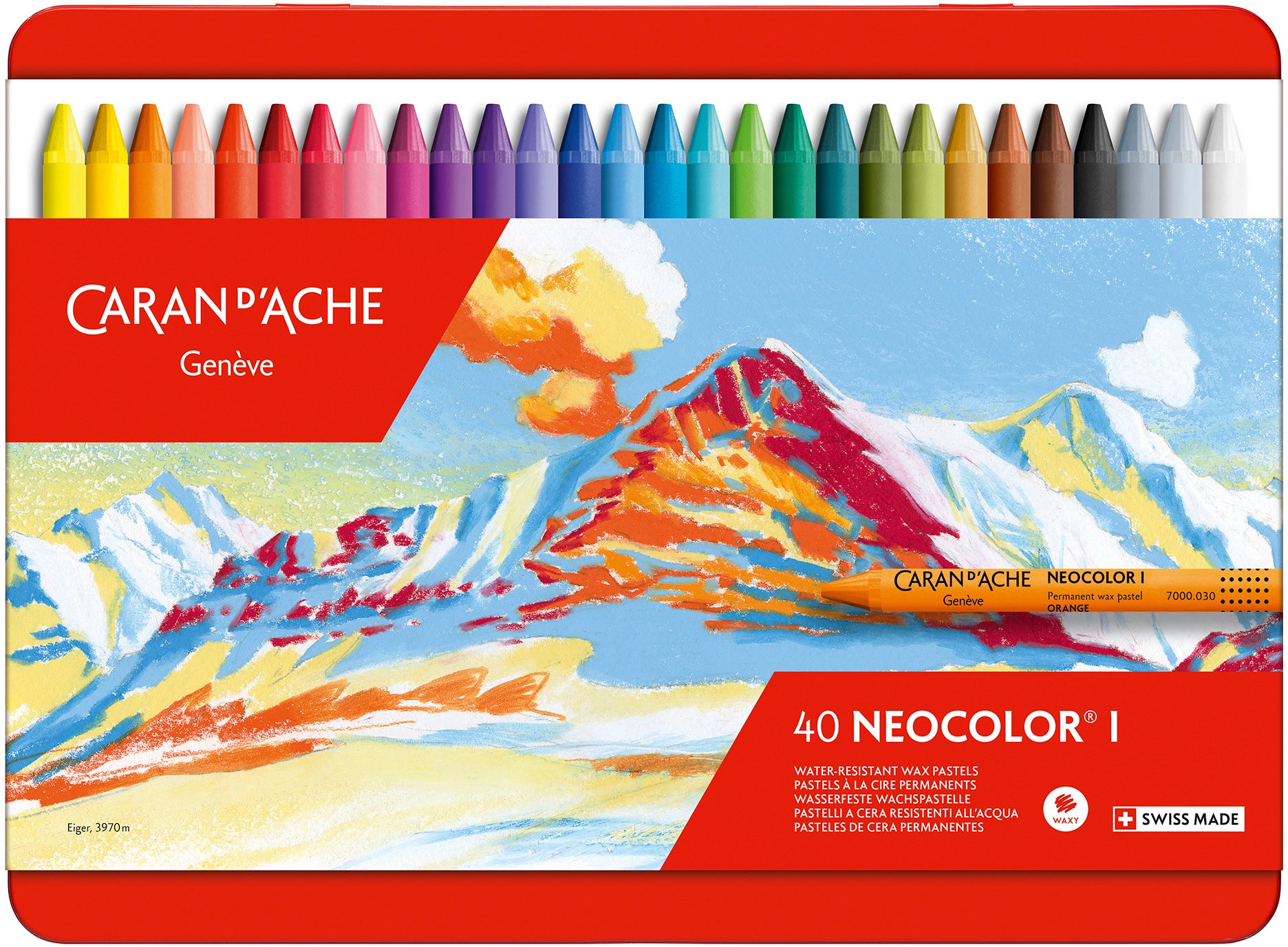 CARAN D'A Crayons de cire Neocolor 1