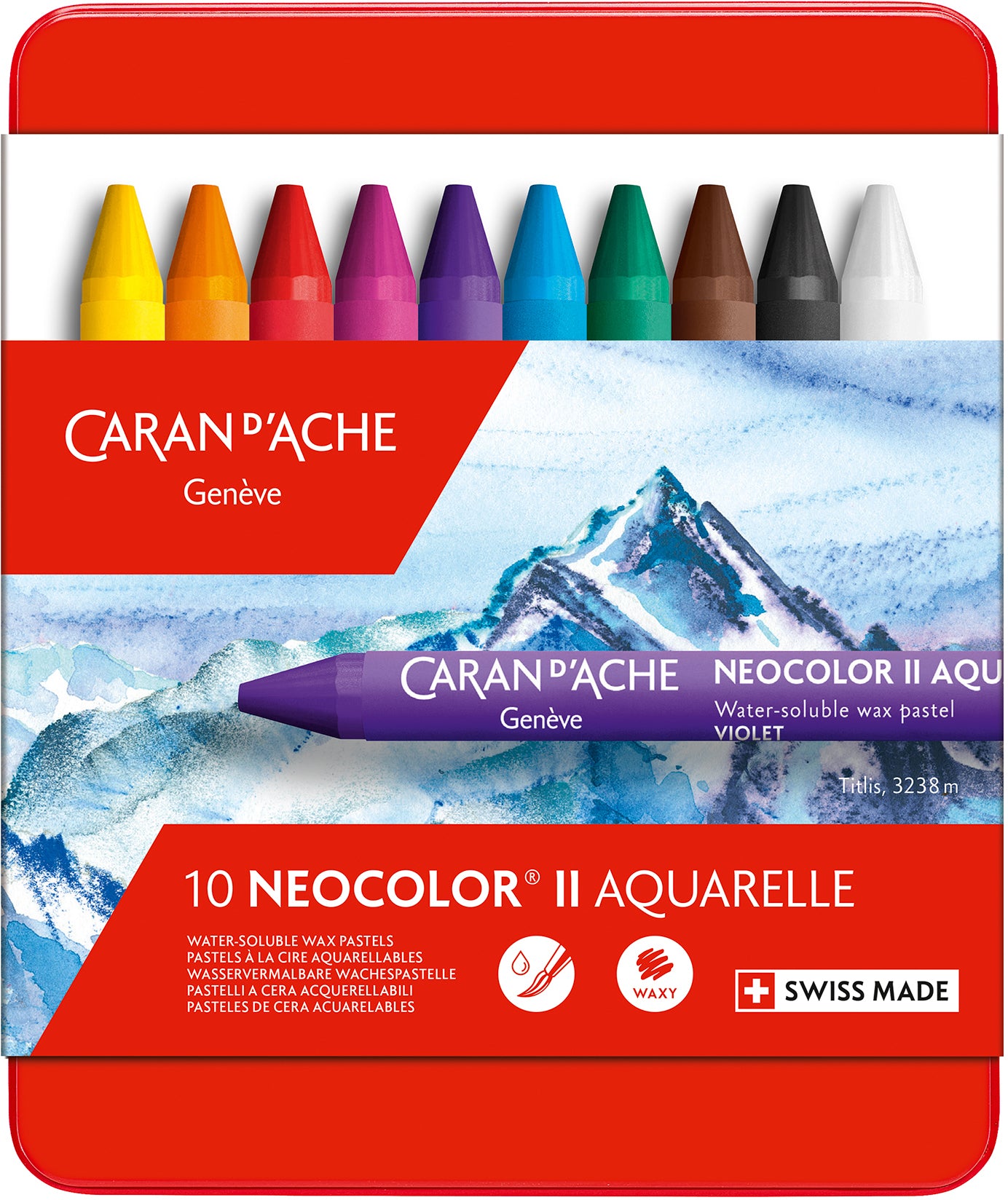 CARAN D'A Pastels à la cire Neocolor II
