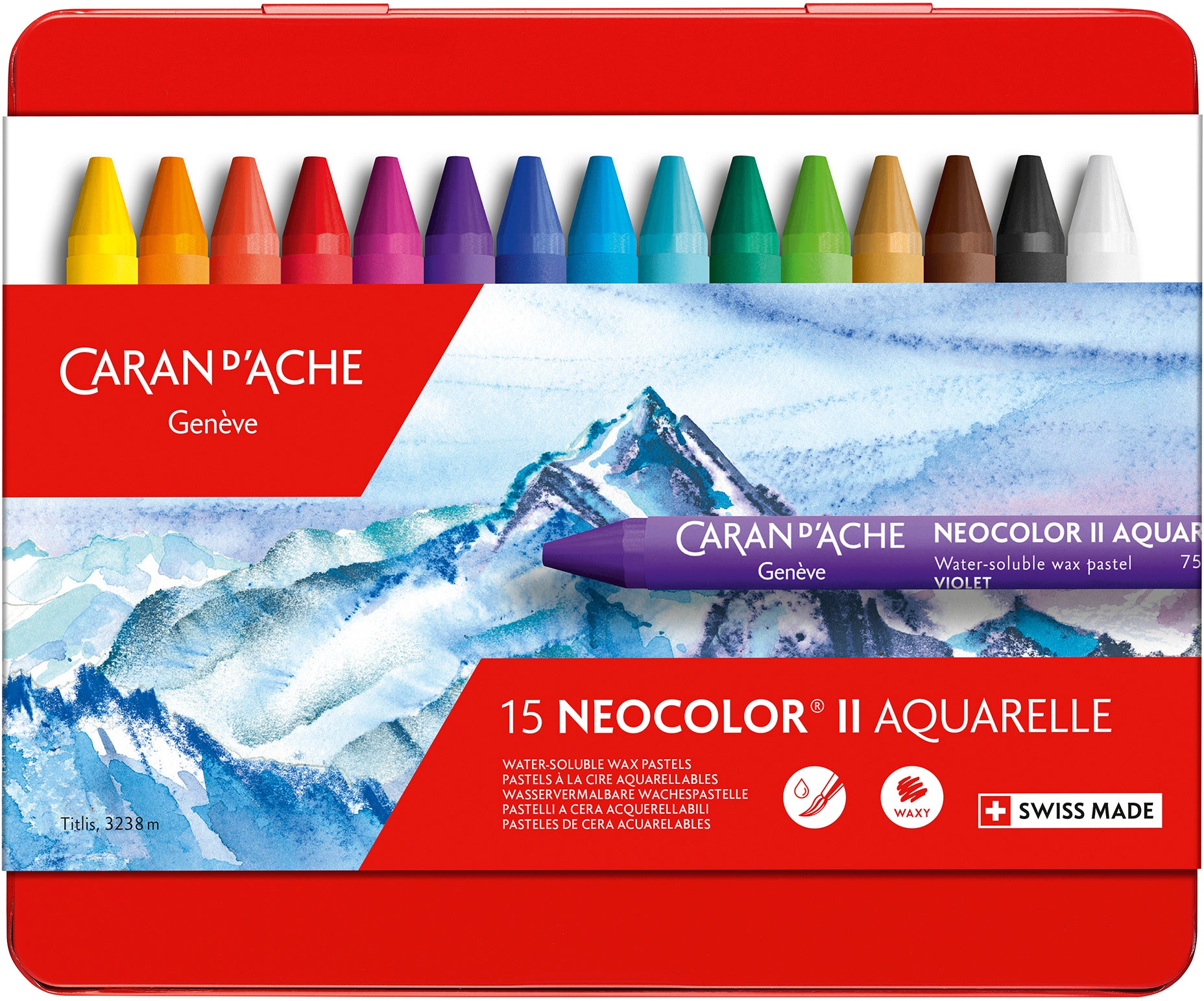 CARAN D'A Pastels à la cire Neocolor II