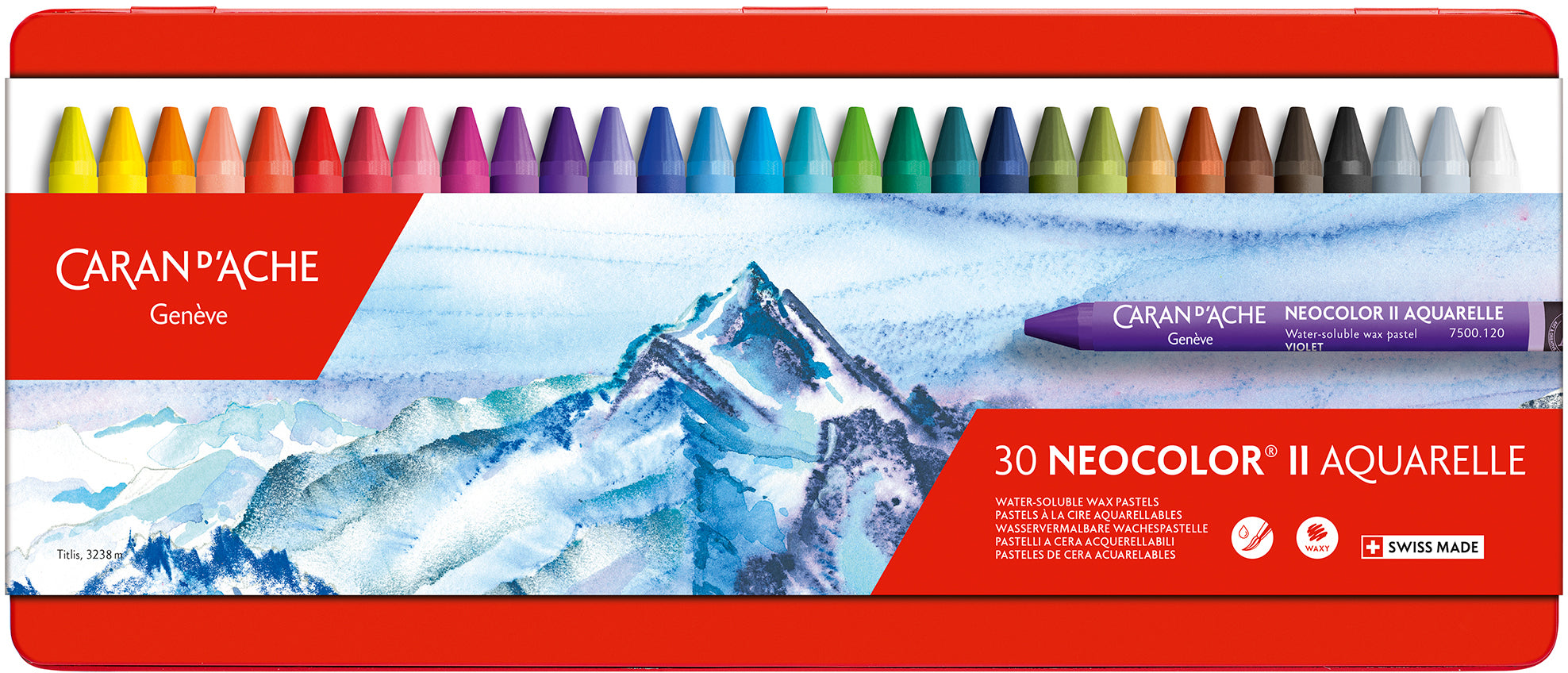 CARAN D'A Pastels à la cire Neocolor II