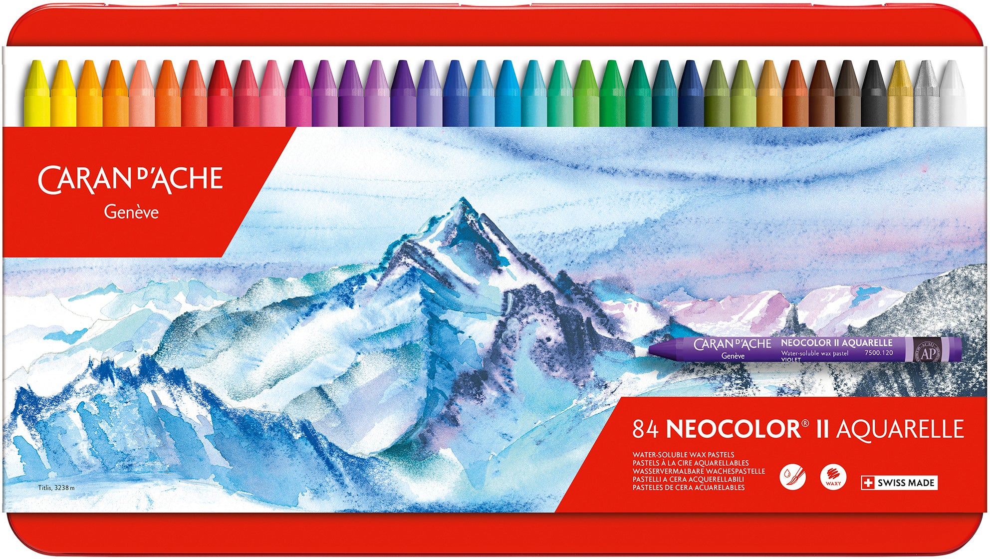 CARAN D'A Crayons de cire Neocolor II