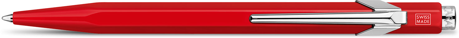 CARAN D'ACHE Stylo à bille 849 Metall 849.020 rouge, refill., écriture rouge