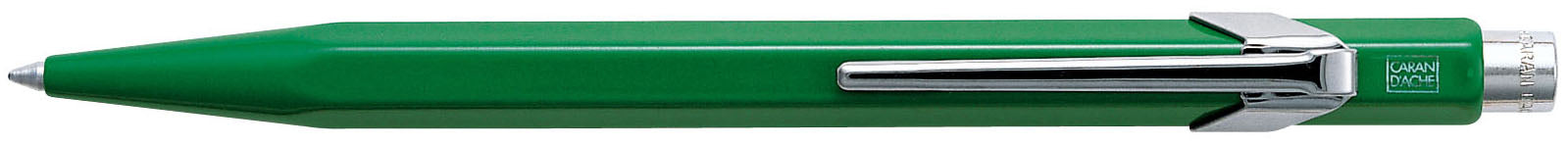 CARAN D'ACHE Stylo à bille 849 Metall 849.210 vert, refill., écriture bleu
